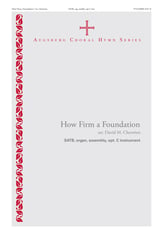 How Firm a Foundation SATB choral sheet music cover